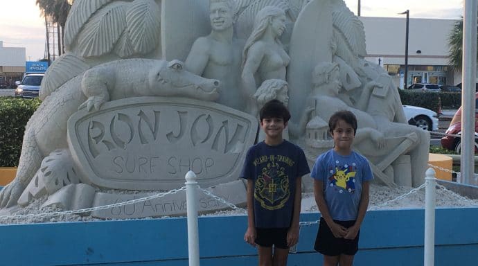 Nearby Cocoa Beach offers amazing beaches and the original Ron Jon Surf Shop.