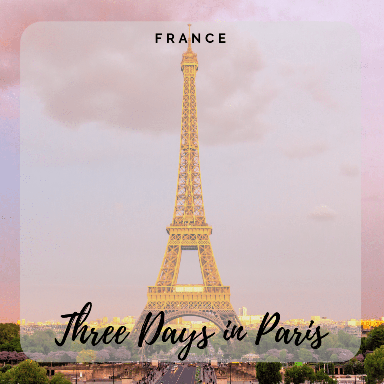 Three Days in Paris on the Cheap