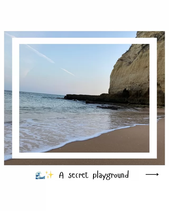 🌊✨ A secret playground revealed by the tides…  At high tide, it’s just another towering cliff. But when the water retreats, a hidden cave appears—like nature’s own little adventure park! 🏝️🌊 Perfect for little explorers (and grown-up adventurers too), this spot is a dream for climbing, splashing, and discovering secret corners of the coast.  Would your kids love this? Or would you be the first one inside? 👀🏃‍♂️💦  #TidepoolTreasure #HiddenGem #NaturePlayground #travelwithkids #letsgoeverywheretogether