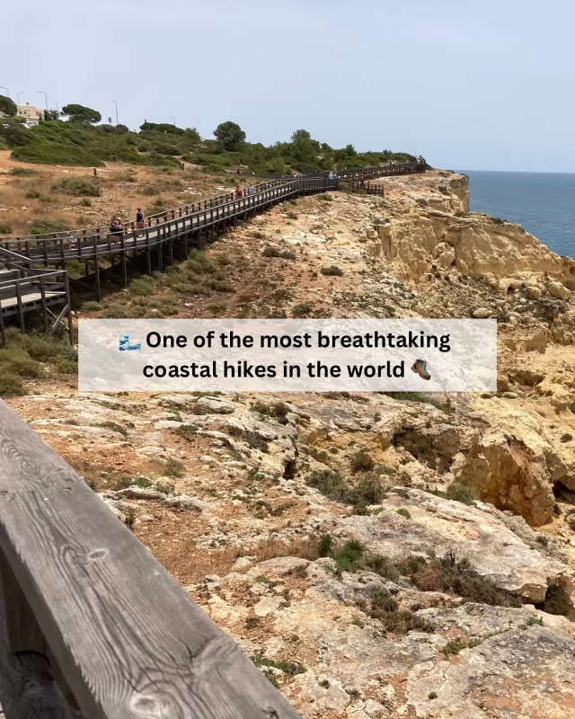 🥾 🌊 One of the most breathtaking coastal hikes in the world—could you handle all seven valleys?  The Seven Hanging Valleys Trail is a must-do in Portugal! 🇵🇹 This 5.7 km (3.5 mi) hike winds along towering cliffs, golden beaches, and hidden caves, offering some of the best coastal views in the Algarve. 🌅💙  You’ll pass famous spots like Benagil Cave, Praia da Marinha, and even a secret natural pool if you know where to look!  It’s a mix of adventure and relaxation—hike, swim, and soak in the views. Have you added this to your Portugal bucket list yet? 👀✨  #SevenHangingValleys #AlgarveAdventures #HikingWithAView #familytravel