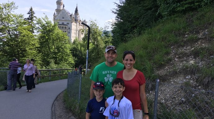 There are amazing views as you approach the castle on the walk up from town.