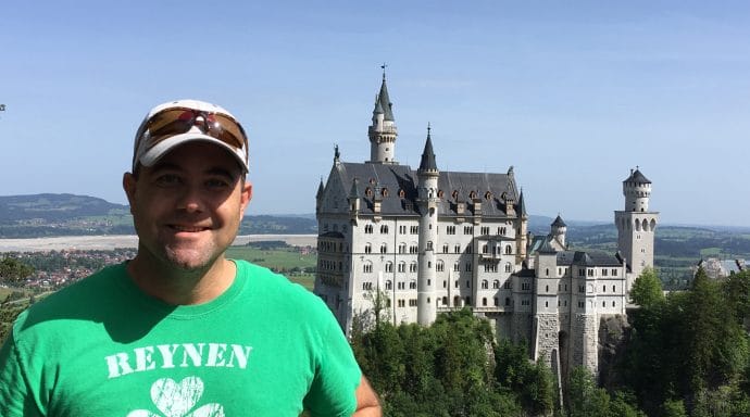 The view of Neuschwanstein Castle is outstanding from Mary's Bridge.