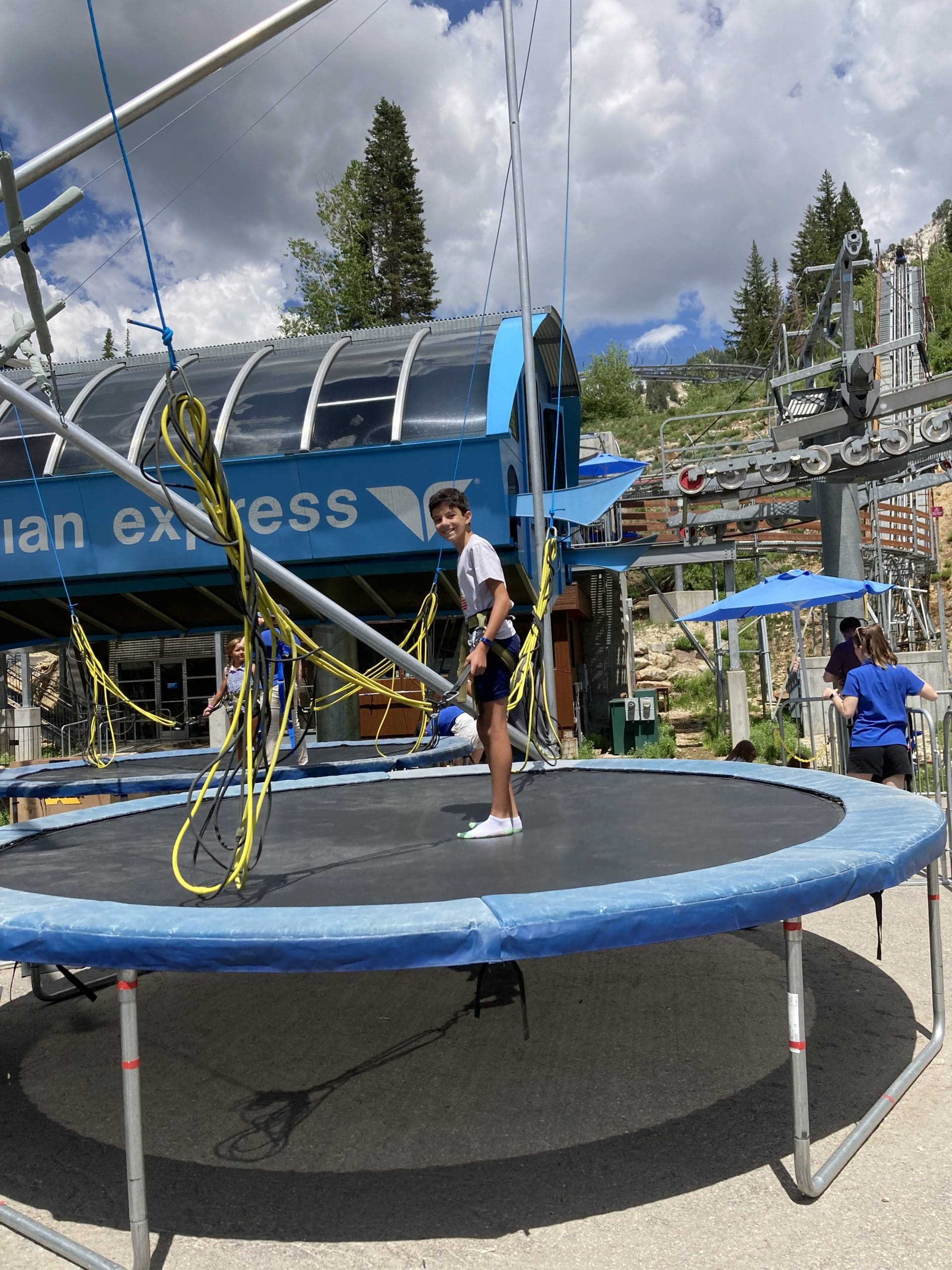 There were kids doing amazing flips on the Bungee Trampoline!