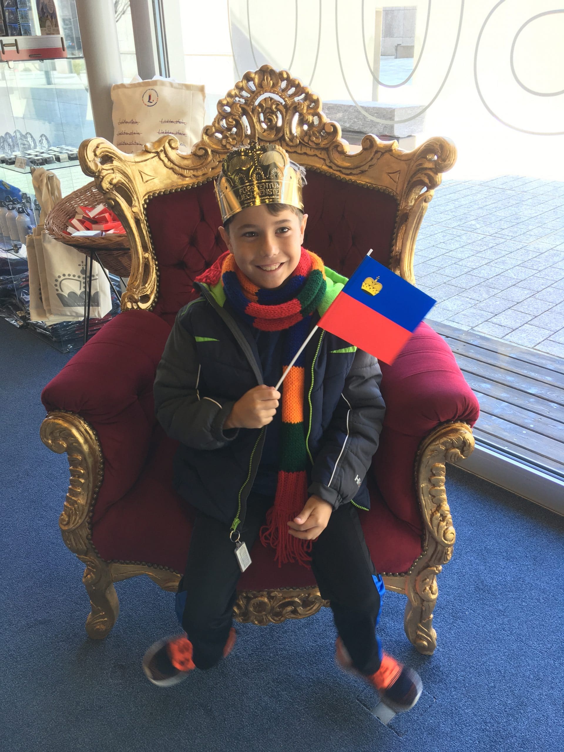 Visit the Liechtenstein Center and have the chance to be the Prince!